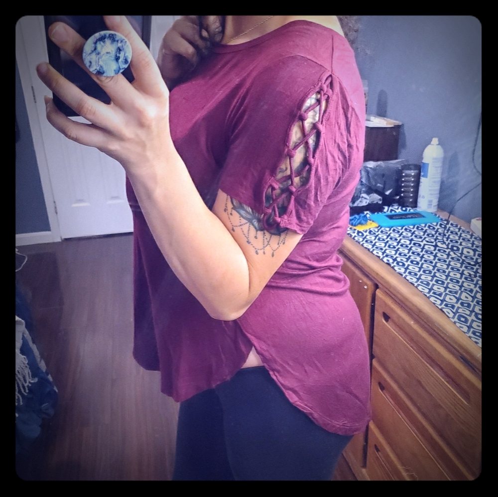 High-low tshirt